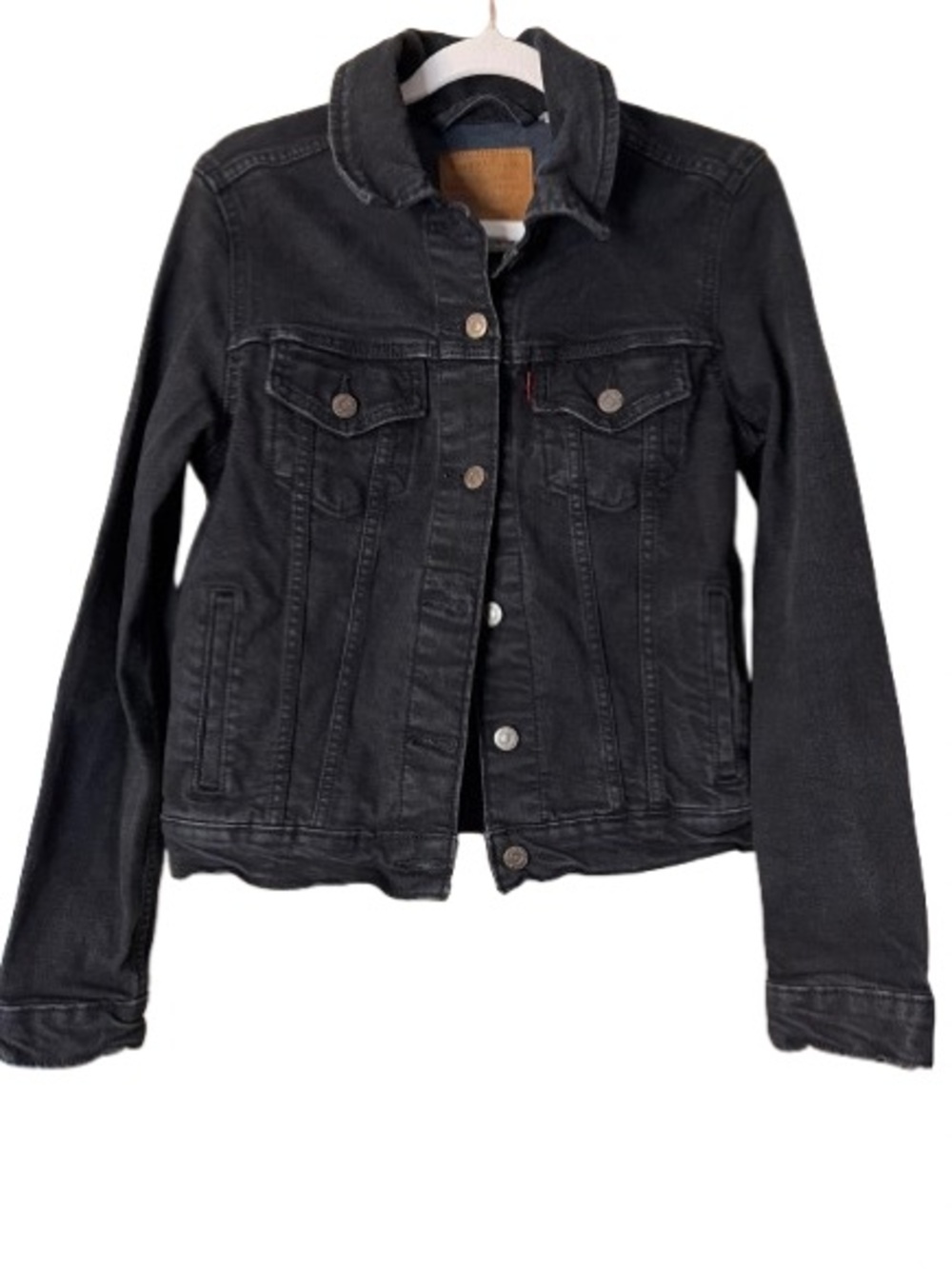 Levi's Black Denim Trucker Jacket - Women's, VTG, sz Small